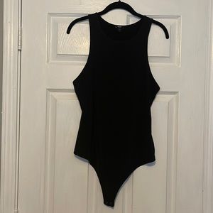 Express Black Body Contour Bodysuit